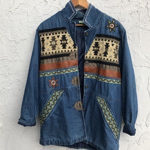 Vintage oversized denim jacket